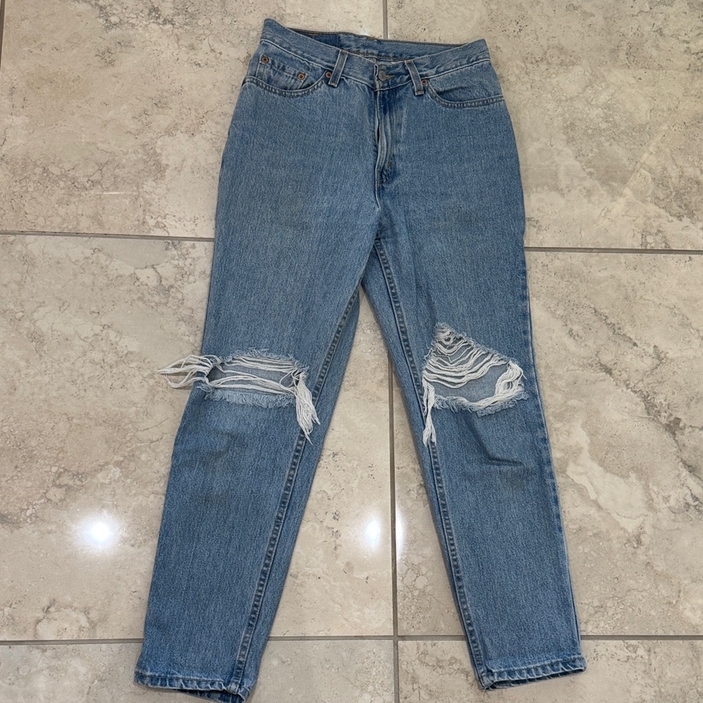 2000 Vintage Levi’s 512 Custom Distressed